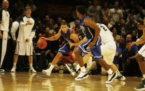 Curry overcame a left ankle injury to score 21 second half points and lead Duke's comeback over N.C. State.