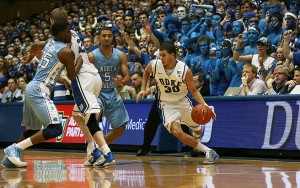 Seth Curry's second-half shooting helped to propel Duke past North Carolina in Curry's first game in the Tobacco Road Rivalry.