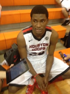 Elite wing player Justise Winslow at the Nike EYBL in Hampton, Va. (Photo Credit: Brady Buck/The Chronicle)