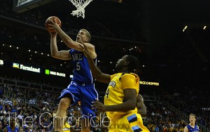 The first breakout performance of Mason Plumlee's career came on a night where Duke's stars struggled.