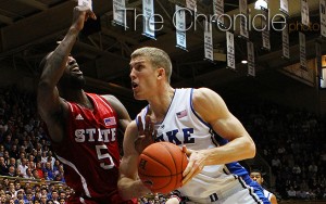 Mason Plumlee's 30 points in 40 minutes of action helped avenge the Blue Devil's earlier loss to the Wolfpack